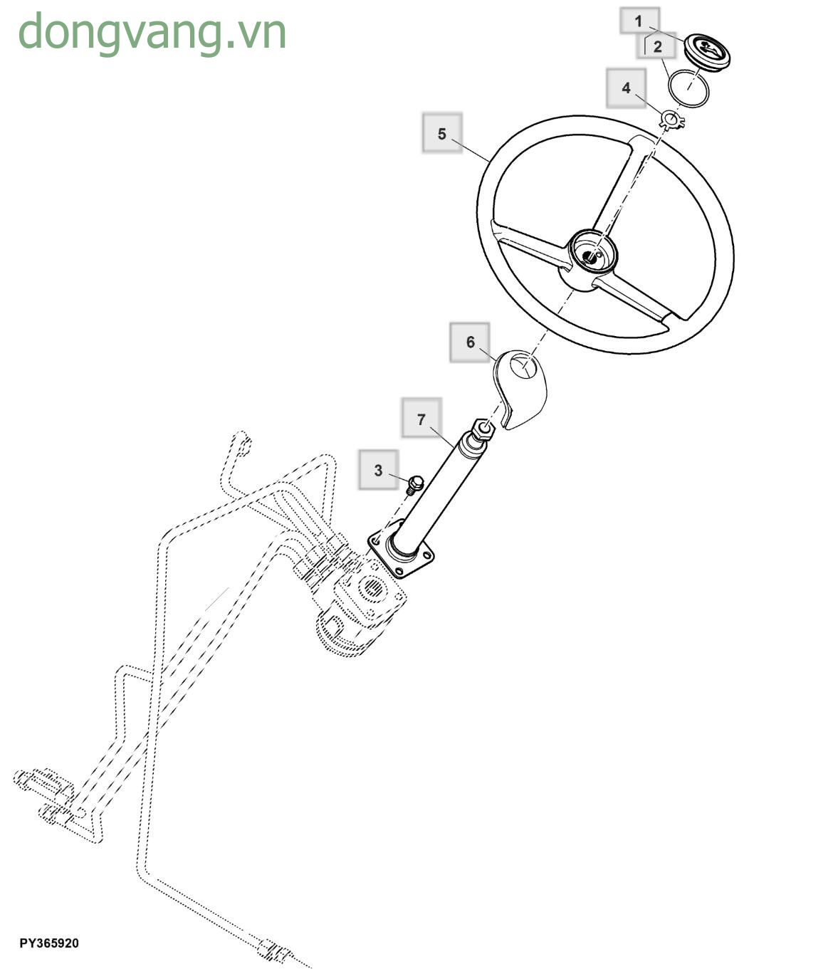 Steering Wheel and Column - ST875245